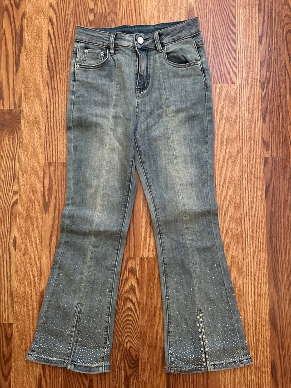 Women’s Embellished Flare Jeans